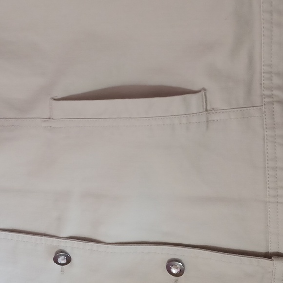 Denim & Company Light Tan Button Up Denim Jacket - Picture 9 of 16